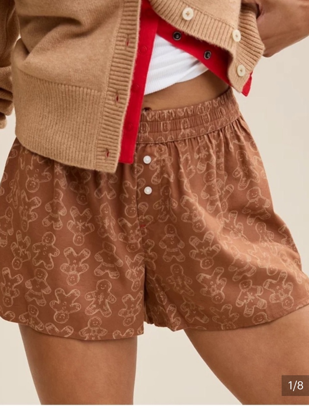 AERIE GINGER BREAD LOUNGE BOXER